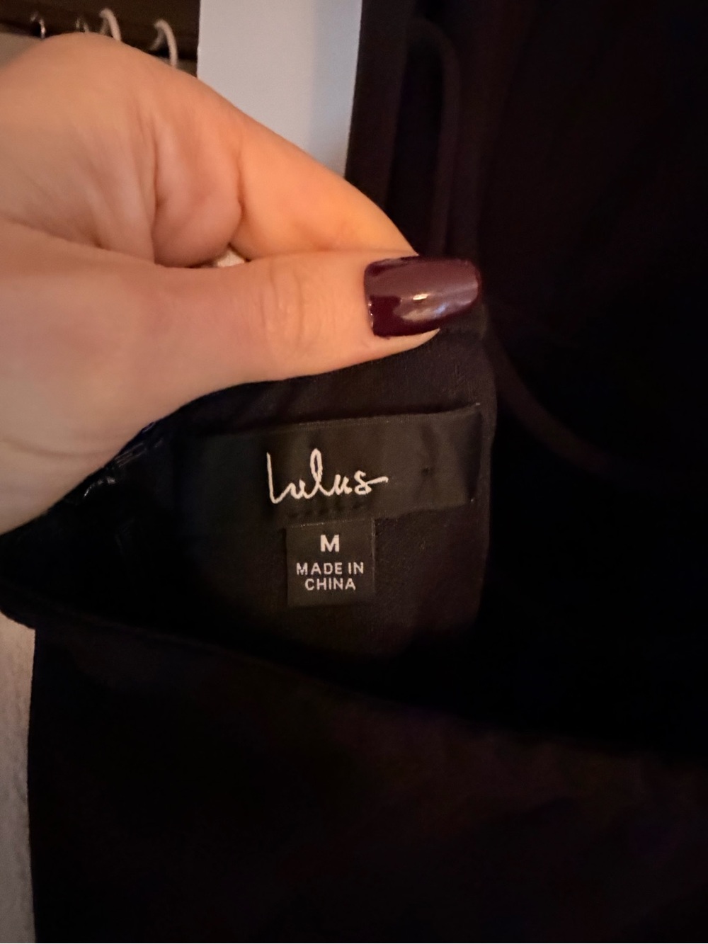 Lulu's Black Maxi Dress